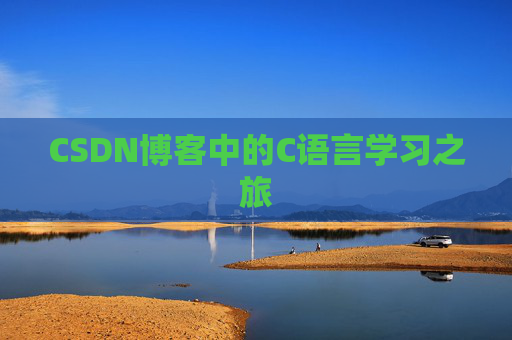 CSDN博客中的C语言学习之旅